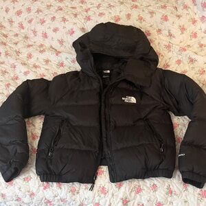 The North Face Black Hooded Jacket puffer women’s